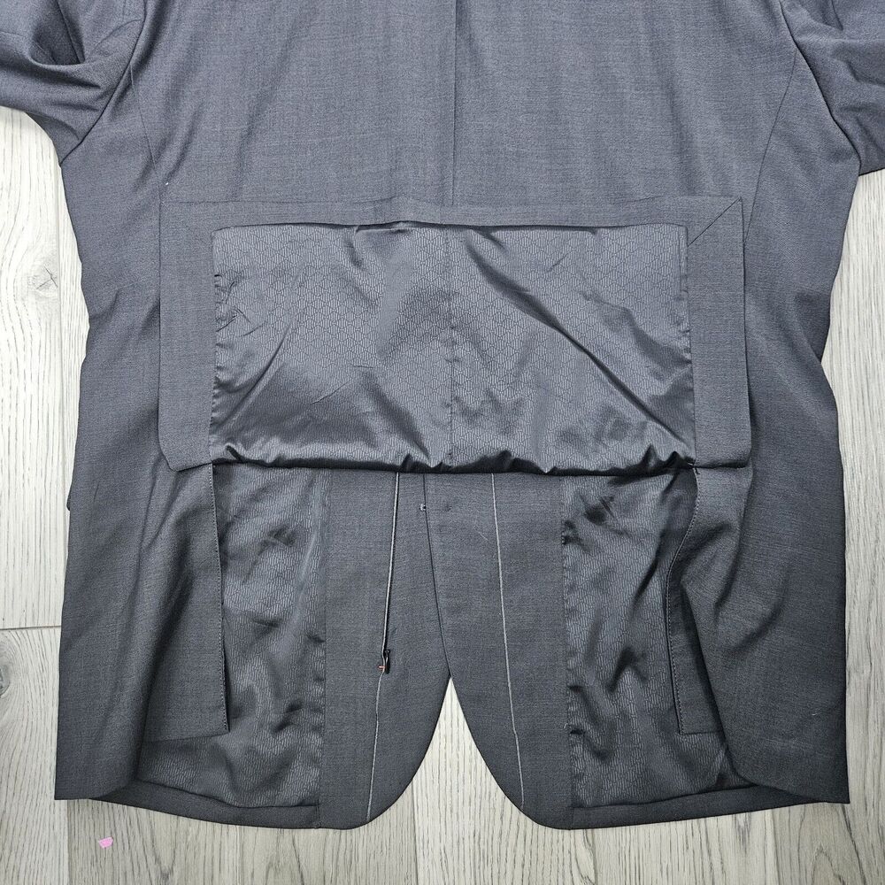 Kenneth Cole Dark Gray Awearness Extreme Slim Fit Sport Coat 46R Blazer Coat‎ - Picture 5 of 12